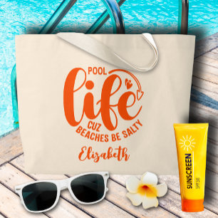 Bassäng Life Orange Jumbo Tygkasse