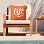 Bassäng Life Orange Kudde<br><div class="desc">Gör en påstående till ditt hem eller till ett ge som roligt, den här orangen har en utomhuskudde i din familj namn, ett år etablerat och "Bassäng livets kuber är salta" i chicens text. Ändra färg med verktygen Zazzle Edit. MATCHING-objekt i vår samling.</div>