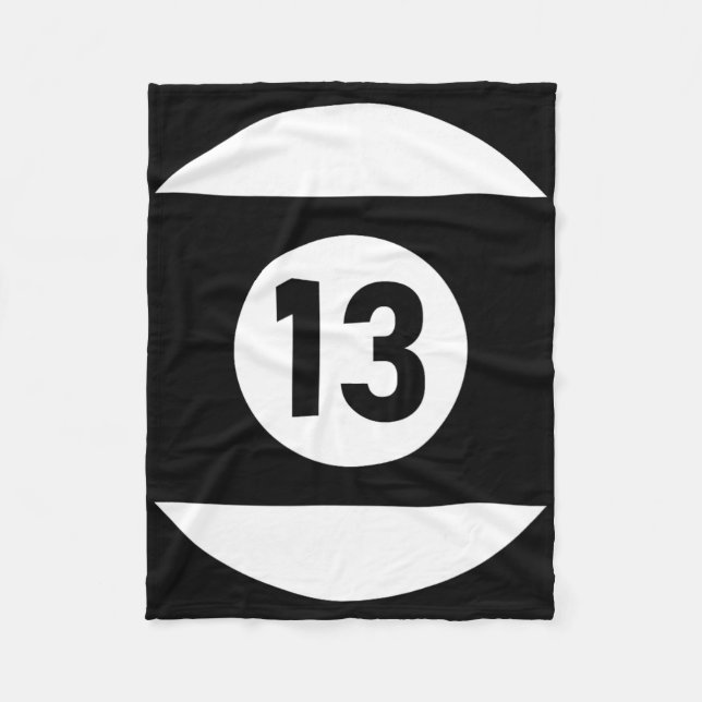 Bassäng Ll 13 matchande Billiards Gift Easy Hallow Fleecefilt (Framsidan)