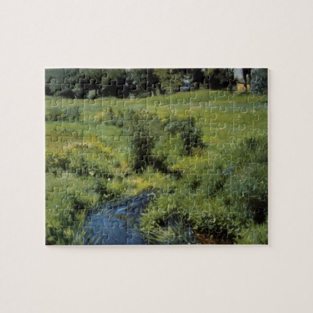 Bassäng Medfield av Dennis Miller Bunker, Vintage  Pussel (Horisontell)