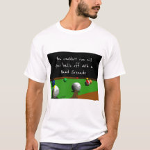 Bassäng och miljardbelopp humor T-Shirt