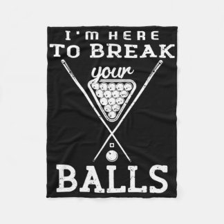 Bassäng och Snooker Player2 Fleecefilt