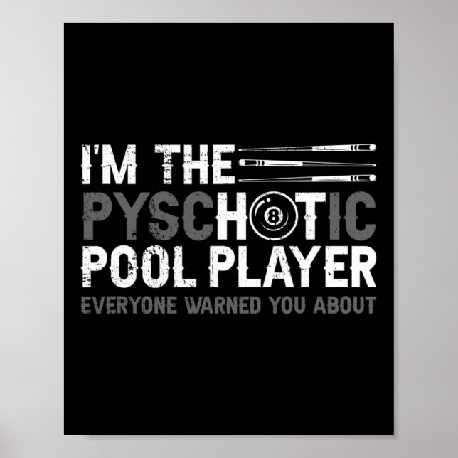 Bassäng och Snooker Player7 Poster (Framsidan)