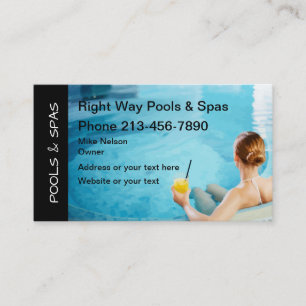 Bassäng och SPA Visitkort