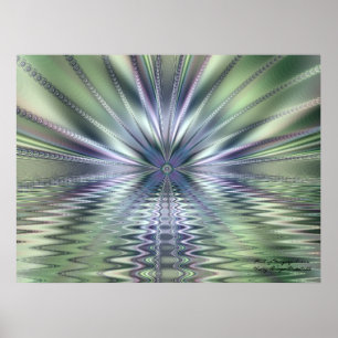 Bassäng of Forgetess Abstrakt Art Poster