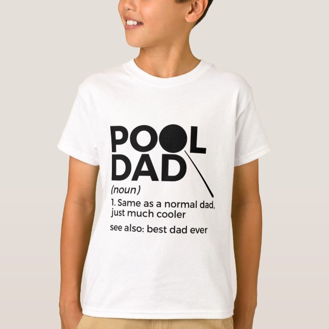 Bassäng Pappa Definition finny miljarder bästa Pap T Shirt (Framsida)