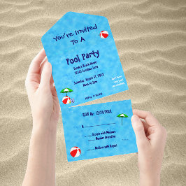Bassäng Party Beach Leksaker Editable Alla i ett I