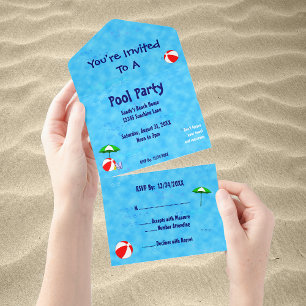 Bassäng Party Beach Leksaker Editable Alla i ett I
