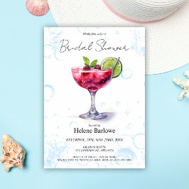 Bassäng Party Cocktail-Möhippan Inbjudningar
