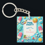 Bassäng Party födelsedag Sweet sixteen sommartid S<br><div class="desc">Fira en milstolpe som är värdig stänk med nyckelkedjan Sweet sixteen Party - en roligt och personlig sommarfödelsedag! Designad för poolside-vibes, den här anpassningsbarna gör perfektens gåva, förmån eller minnesstund för en sommartid i party. Oavsett om du kastar en tropisk bash, en strandfödelsedag eller en bakgård bassäng party, är den...</div>