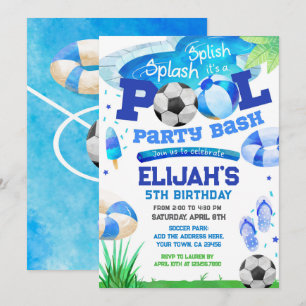 Bassäng Party-fotboll Inbjudningar