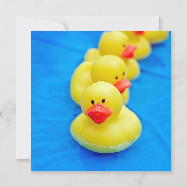 Bassäng Party Inbjudningar (Framsida)