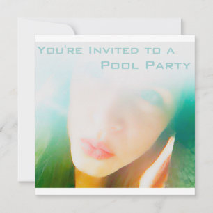 Bassäng Party Inbjudningar