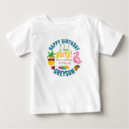 Bassäng Party | Modern sommartid - Födelsedagsfest T Shirt