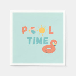 bassäng. Party Napkins & Supplies Pappersservett