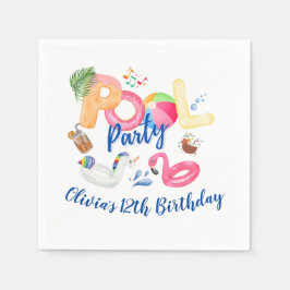 Bassäng Party Pappersservett