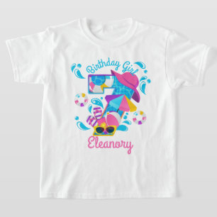 Bassäng Party Sjunde sommaren T Shirt