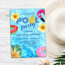 Bassäng Party Sommar simmande Vatten födelsedag