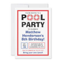 Bassäng Party, sommardag