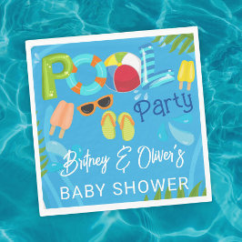 Bassäng Party, sommarpojkens babyskor Pappersservett