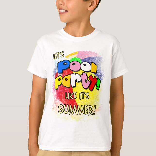 Bassäng Party T Shirt (Framsida)