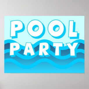 bassäng party vinkarare poster