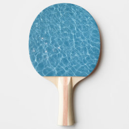 Bassäng Ping Pong Paddle, Rödgummi, bak Pingisracket