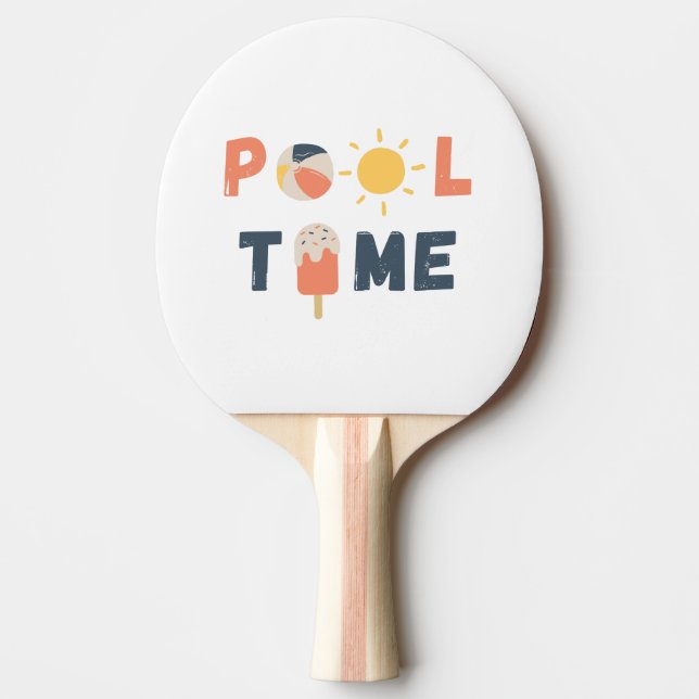 bassäng. Ping Pong Paddles Pingisracket (Framsidan)