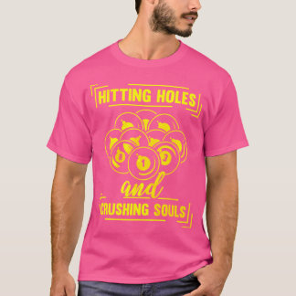 Bassäng Player Billiard Bassäng Funny Billiards Cu T Shirt