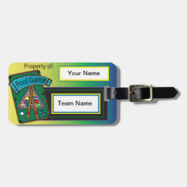 Bassäng Player Billiard-spel Bagagebricka