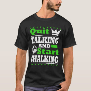 Bassäng Player Billiards Funny Gag Gift Fars dag P T Shirt