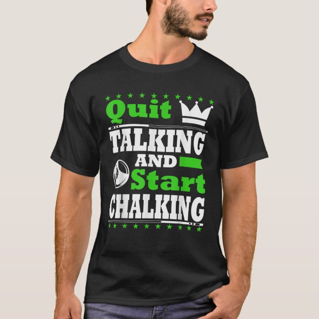 Bassäng Player Billiards Funny Gag Gift Fars dag P T Shirt (Framsida)