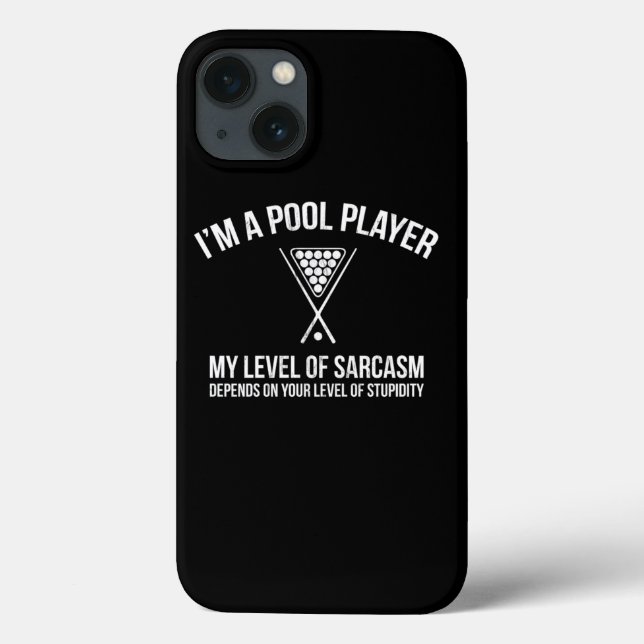 Bassäng Player Gift Billiard Snooker Sarcasm Funny (Baksida)