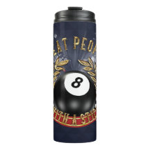 Bassäng Player slår jag folk med käpp