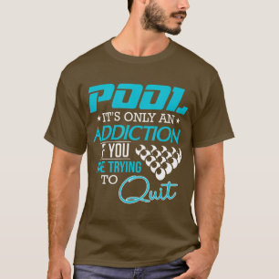 Bassäng Players Funny Billiard T Shirt