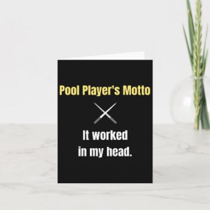 Bassäng Players Motto it jobbade i min huvudfont B Kort