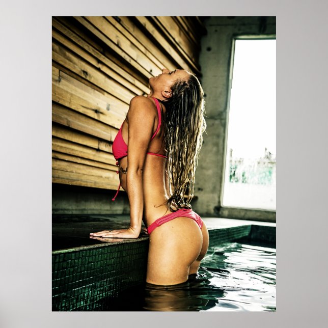 Bassäng Pleasure Poster (Framsidan)