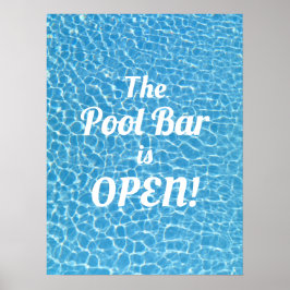 Bassäng Pub är öppet mot Polen Poster