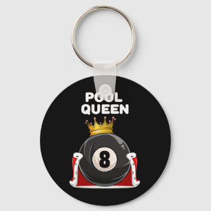 Bassäng Queen Girls Bassäng Womens Billiards Bassä Nyckelring