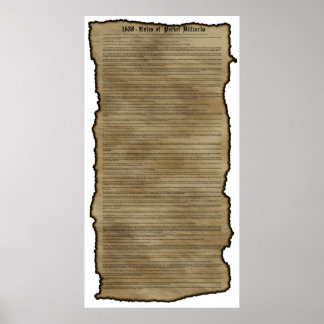 Bassäng Regler Poster