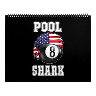 Bassäng Shark Jersey Coola Gift Top Pub Billiards Kalender