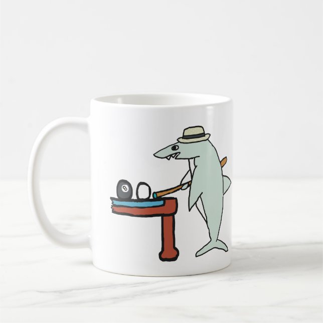 Bassäng Shark Kaffemugg (Vänster)