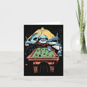 Bassäng Sharks Shark Billiards-spel Kort