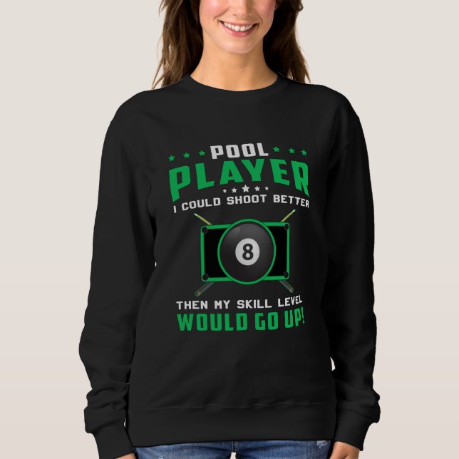 Bassäng Snooker Billiard 8 Boll Billiards Funny Gi T Shirt (Framsida)