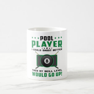 Bassäng Snooker Billiard 8 Boll Billiards Gift Ide Kaffemugg