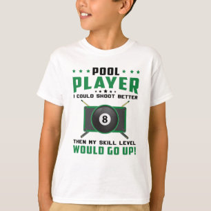 Bassäng Snooker Billiard 8 Boll Billiards Gift Ide T Shirt