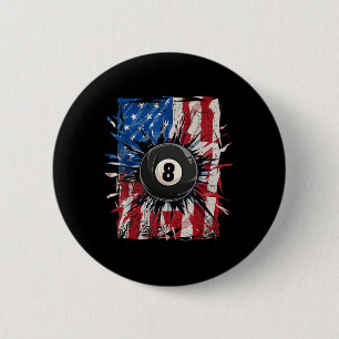 Bassäng Snooker Billiards Player 8 Boll USA Amerik Knapp