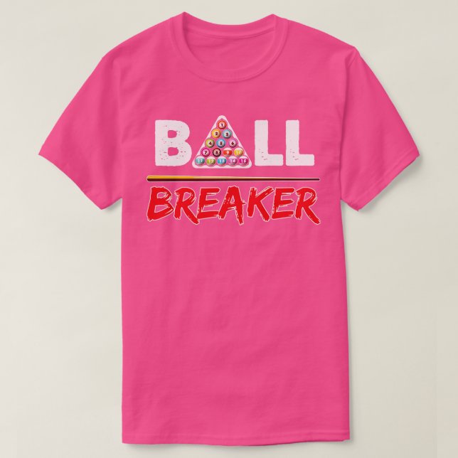 Bassäng-spelardesign i Boll Breaker T Shirt (Design framsida)