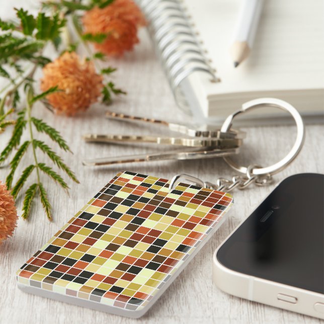 Bassäng Tiles, Brown Mosaic Tiles, Geometric Mönst (Högra Framsidan)