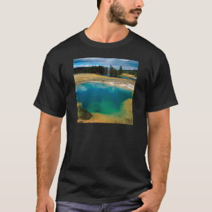 Bassäng Wyoming för Yellowstone morgonhärlighet Tee